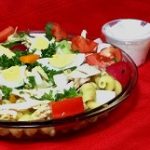 Ensalada de pollo de sabo salvadoreño